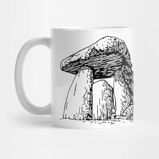 Vintage rock for women hand drawn old rocks for men Mug